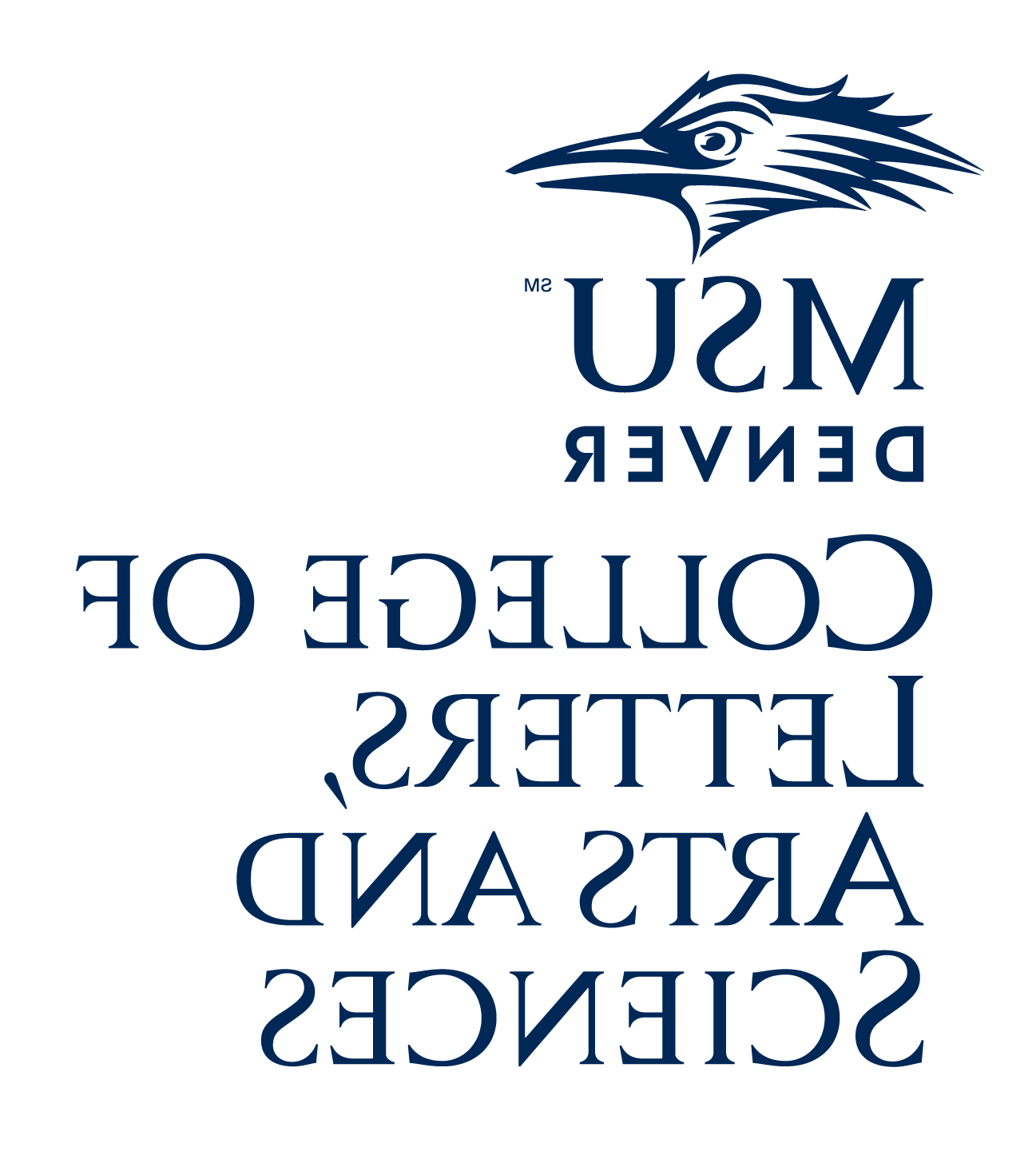 密歇根州立大学丹佛文学、艺术和科学学院标志